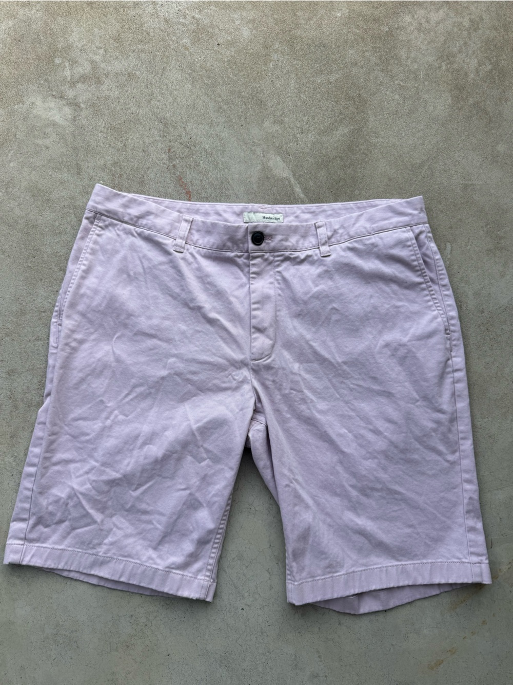 Hawker Rye Chino Shorts Pink 38x11